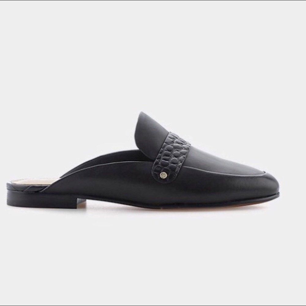Sam Edelman Perri black leather mules size 8